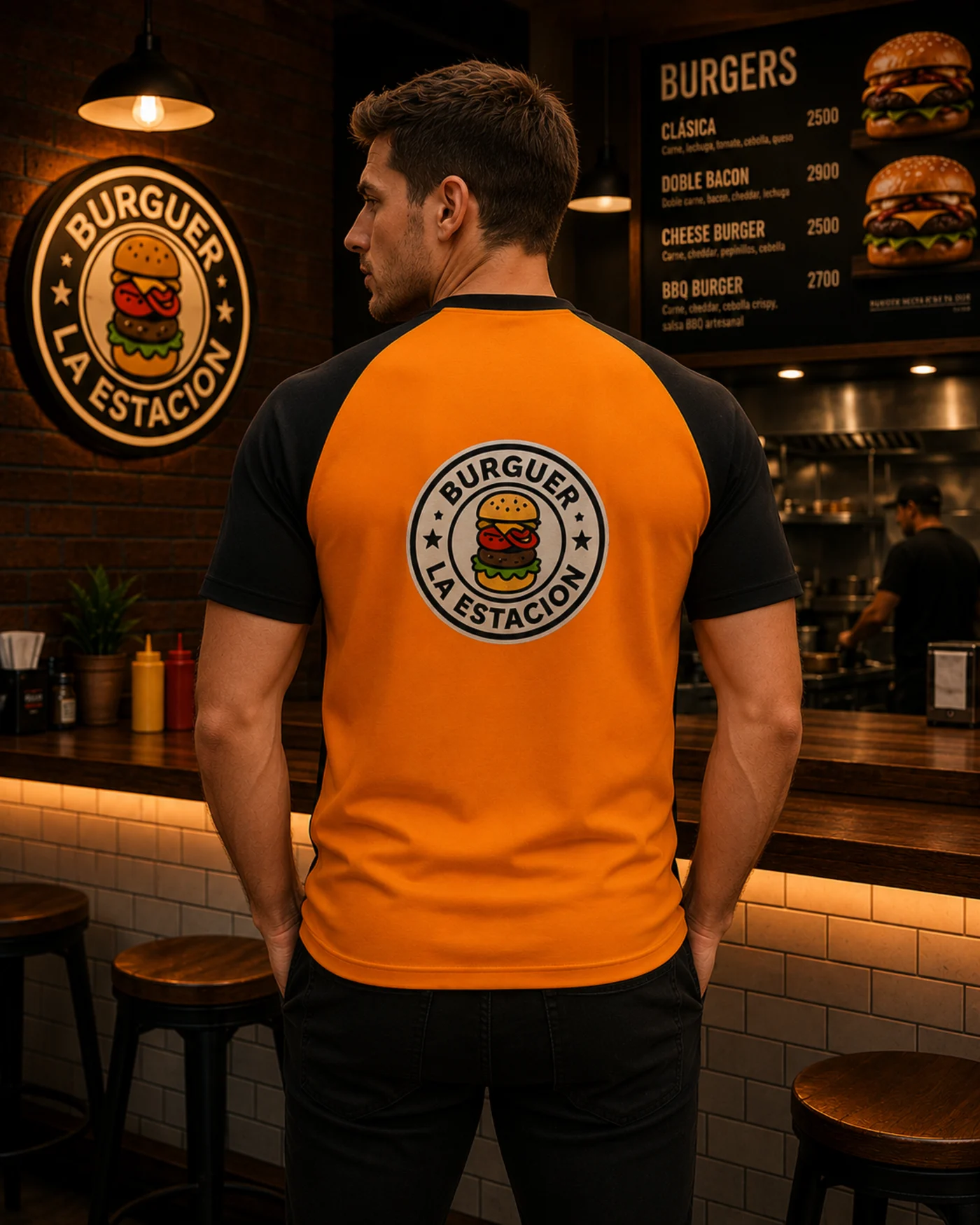 Trabajo personalizado Burger La Estación