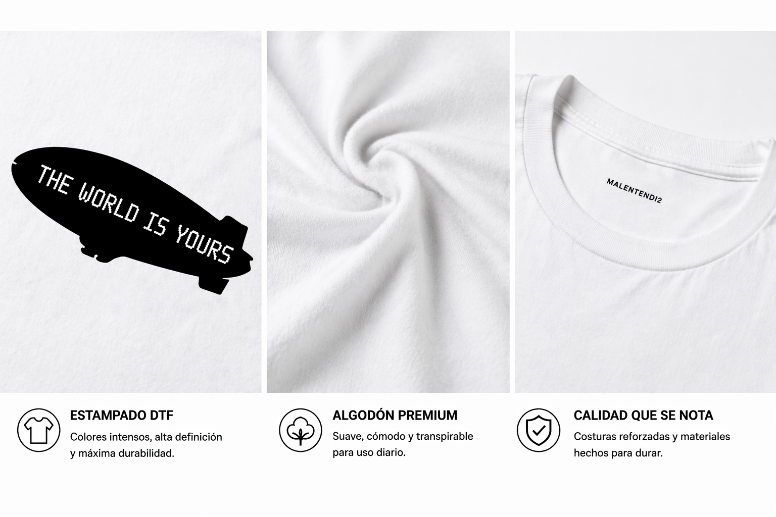 Camiseta The World Is Yours DTF - Imagen 4