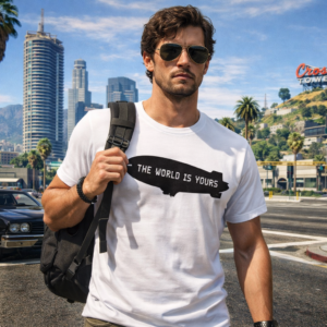 Camiseta The World Is Yours DTF