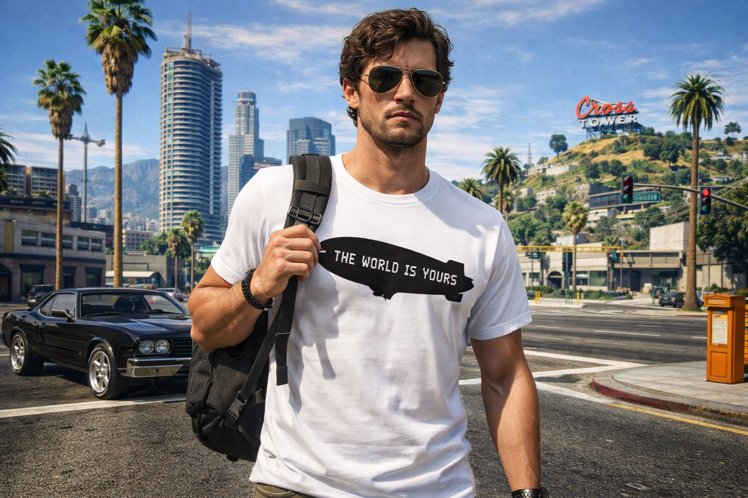 Camiseta The World Is Yours DTF