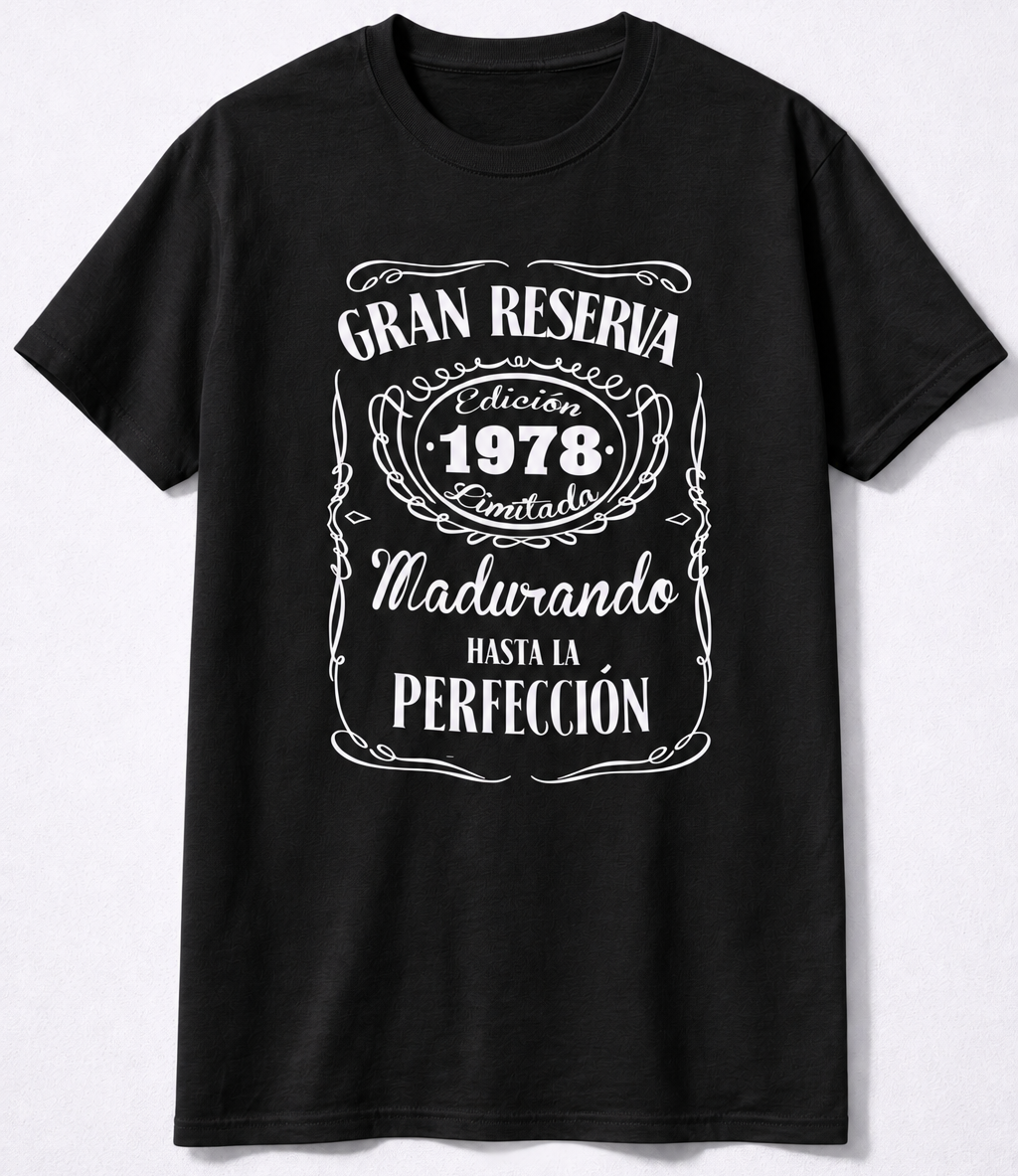 Camiseta personalizada Gran Reserva para cumpleaños y eventos - Imagen 3