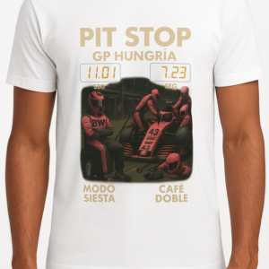 Camiseta Colapinto PitStop Hungria 2025 - Comic