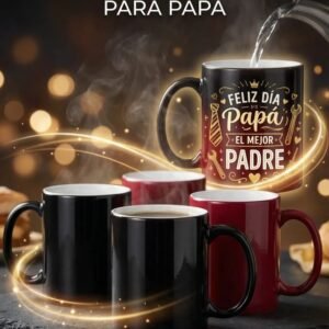 Taza mágica personalizada Día del Padre.