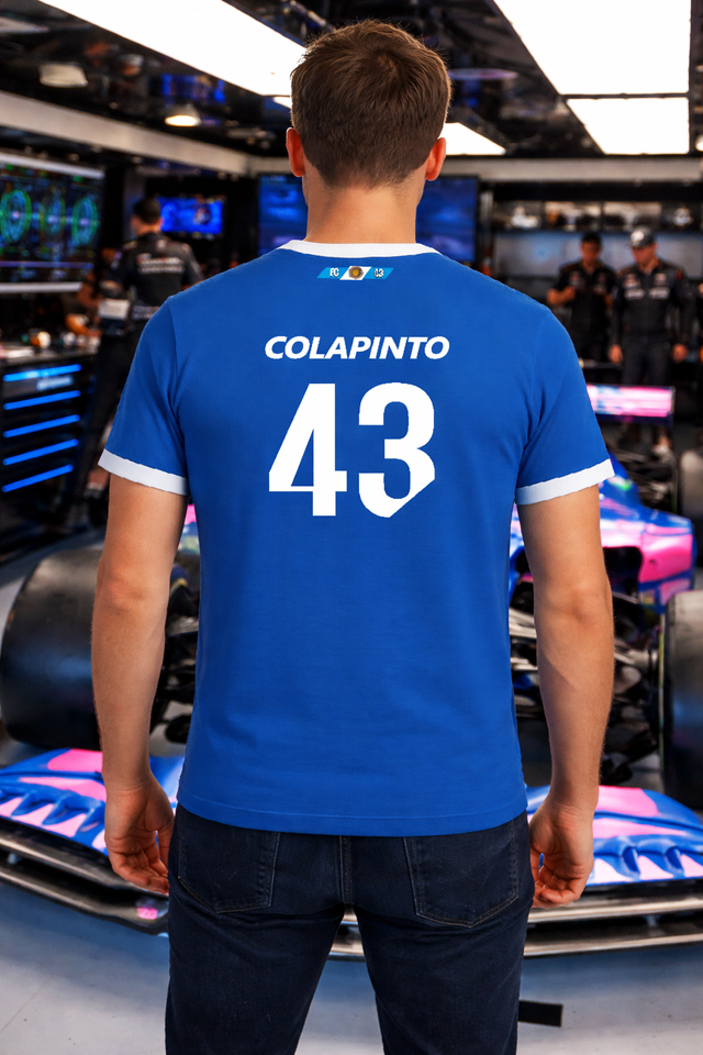Camiseta F1 Franco Colapinto Alpine #Vamosnene - Imagen 2