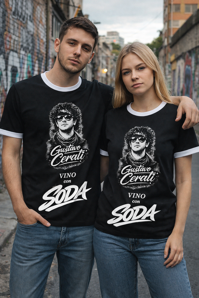 Camiseta Gustavo Cerati Soda Stereo Rock Argentino