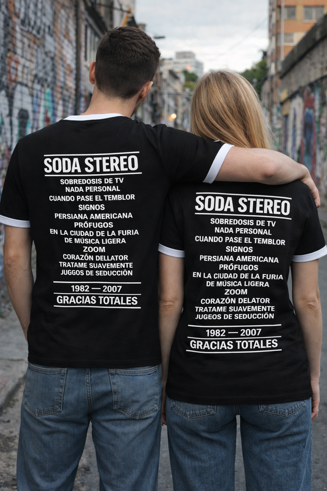 Camiseta Gustavo Cerati Soda Stereo Rock Argentino - Imagen 2