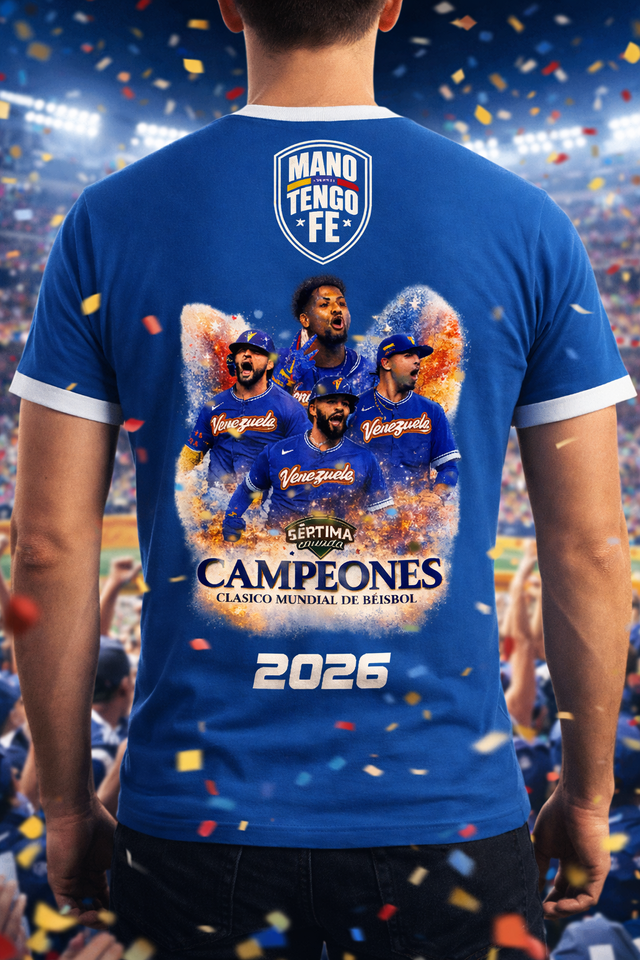 Camiseta Venezuela Campeón Clásico Mundial 2026 - Imagen 3