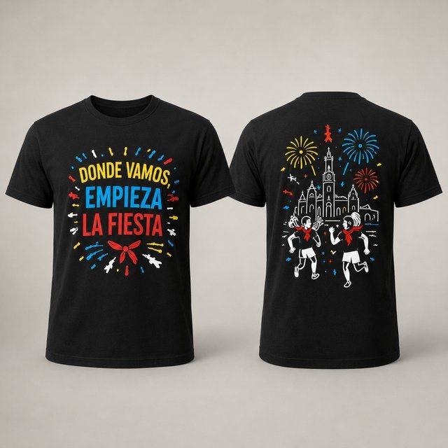 Camisetas para peñas Fiestas 2026-Base 10 unidades - Imagen 3