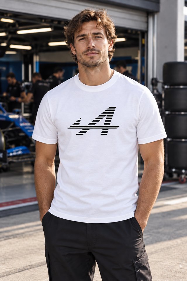 Camiseta Alpine minimalista Urbana Blanca